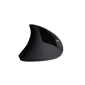 C-TECH myš VEM-09, vertikálna, bezdrôtová, 6 tlačidiel, čierna, USB nano receiver
