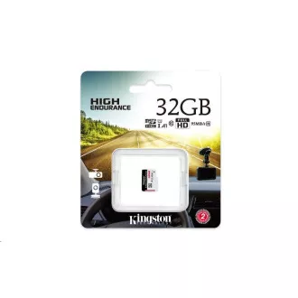 Kingston 32GB microSD XC High Endurance, 95R Class 10 UHS-I U1