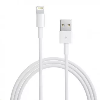 APPLE USB kábel s lightning konetorom - biely (bulk balenie) 2m APPLE USB kábel s lightning konetorom - biely (bulk balenie) 2m