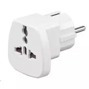 Goobay Univerzálny cestovný adaptér pre zahraničné spotrebiče do CZ zásuvky IEC 320 C13