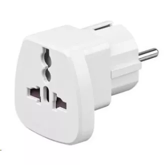 Goobay Univerzálny cestovný adaptér pre zahraničné spotrebiče do CZ zásuvky IEC 320 C13 Goobay Univerzálny cestovný adaptér pre zahraničné spotrebiče do CZ zásuvky IEC 320 C13