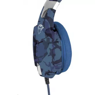 Trust slúchadlá s mikrofónom GXT 322B Carus Gaming Headset pre PS4 a PS5 - camo blue Trust slúchadlá s mikrofónom GXT 322B Carus Gaming Headset pre PS4 a PS5 - camo blue