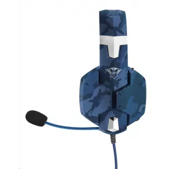Trust slúchadlá s mikrofónom GXT 322B Carus Gaming Headset pre PS4 a PS5 - camo blue Trust slúchadlá s mikrofónom GXT 322B Carus Gaming Headset pre PS4 a PS5 - camo blue