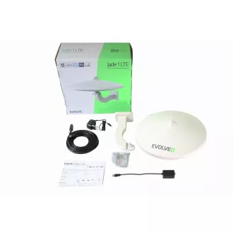 EVOLVEO Jade 1, aktívna vonkajšia anténa FM/DAB+/DVB-T2, filter LTE, 4G, 5G