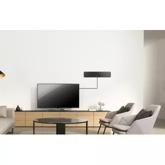 EVOLVEO Xany 2B, 230/5V, aktívna izbová anténa FM/DAB+/DVB-T2, filter LTE, 4G, 5G