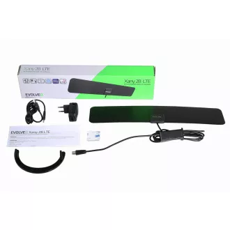 EVOLVEO Xany 2B, 230/5V, aktívna izbová anténa FM/DAB+/DVB-T2, filter LTE, 4G, 5G