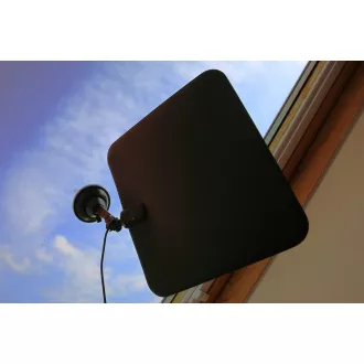 EVOLVEO Xany 2C LTE 230/5V, aktívna izbová anténa FM/DAB+/DVB-T/T2, filter LTE