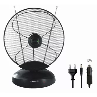 EVOLVEO Xany 4, 230/12V, aktívna izbová anténa FM/DAB+/DVB-T2, filter LTE, 4G, 5G
