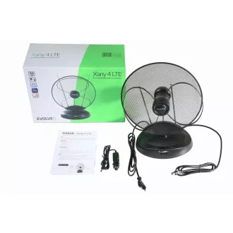 EVOLVEO Xany 4, 230/12V, aktívna izbová anténa FM/DAB+/DVB-T2, filter LTE, 4G, 5G