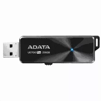 ADATA Flash 256GB UE700PRO, USB 3.1 Dash Drive Elite (R:360/W:180 MB/s) čierna ADATA Flash 256GB UE700PRO, USB 3.1 Dash Drive Elite (R:360/W:180 MB/s) čierna