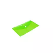 Obálka DL 220x125mm PP s cvokom zelená