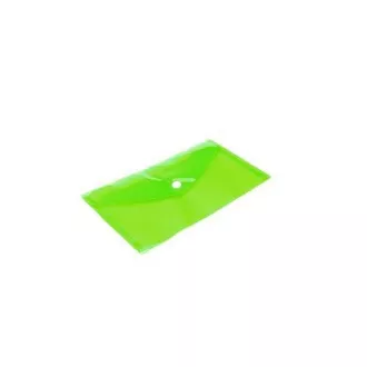 Obálka DL 220x125mm PP s cvokom zelená