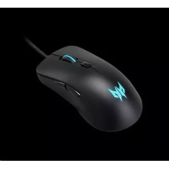ACER Predator CESTUS 310 - herná myš, 4 levels DPI max. 4200dpi, 6 tlačidiel, životnosť 10mil. klikov, 4 farby podsvietenia