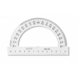 Uhlomer 180°/125 transparent veľký Uhlomer 180°/125 transparent veľký