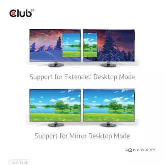 Club3D Dokovacia stanica USB-C 13v1, 2xDP, 3xHDMI, 1xUSB-C, 5xUSB, 1xRJ45, 1x3.5mm, čierna