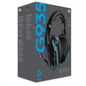 Logitech herné slúchadlá G935, Wireless 7.1, LIGHTSYNC Gaming Headset - EMEA Logitech herné slúchadlá G935, Wireless 7.1, LIGHTSYNC Gaming Headset - EMEA