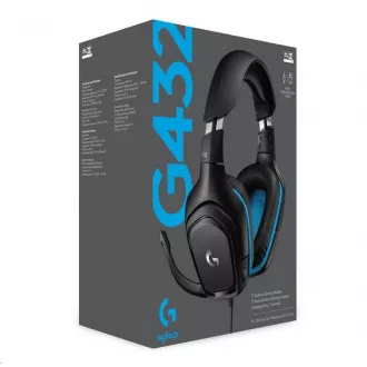 Logitech herné slúchadlá G432 7.1 Wired