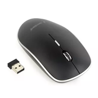 GEMBIRD myš MUSW-4B-01, čierna, bezdrôtová, USB nano receiver GEMBIRD myš MUSW-4B-01, čierna, bezdrôtová, USB nano receiver