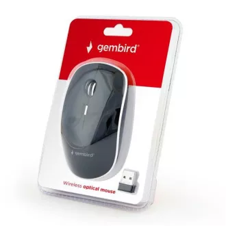 GEMBIRD myš MUSW-4B-01, čierna, bezdrôtová, USB nano receiver GEMBIRD myš MUSW-4B-01, čierna, bezdrôtová, USB nano receiver