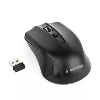 GEMBIRD myš MUSW-4B-04, čierna, bezdrôtová, USB nano receiver GEMBIRD myš MUSW-4B-04, čierna, bezdrôtová, USB nano receiver