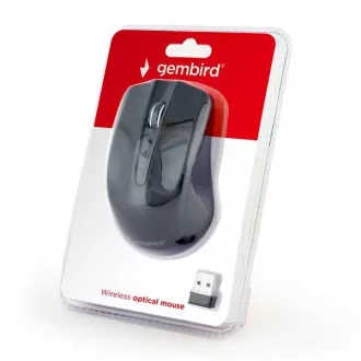 GEMBIRD myš MUSW-4B-04, čierna, bezdrôtová, USB nano receiver GEMBIRD myš MUSW-4B-04, čierna, bezdrôtová, USB nano receiver