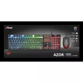 TRUST set klávesnica + myš GXT 838 Azor Gaming Combo SK/SK