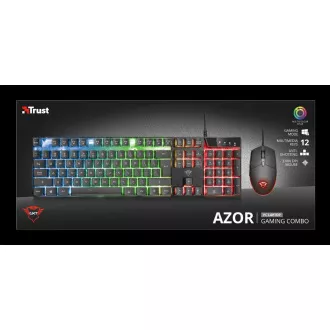 TRUST set klávesnica + myš GXT 838 Azor Gaming Combo SK/SK TRUST set klávesnica + myš GXT 838 Azor Gaming Combo SK/SK