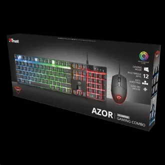 TRUST set klávesnica + myš GXT 838 Azor Gaming Combo SK/SK TRUST set klávesnica + myš GXT 838 Azor Gaming Combo SK/SK