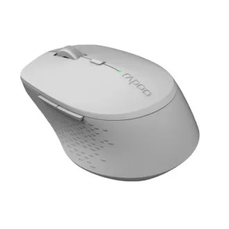 RAPOO myš M300 Silent Wireless Optical Mouse, Multi-mode: 2.4 GHz, Bluetooth 3.0 & 4.0, Grey