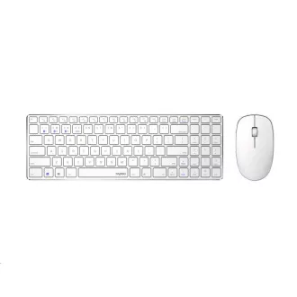 RAPOO set klávesnica a myš 9300M, bezdrôtová, Multi-Mode Slim Mouse, Ultra-Slim Keyboard, biela RAPOO set klávesnica a myš 9300M, bezdrôtová, Multi-Mode Slim Mouse, Ultra-Slim Keyboard, biela
