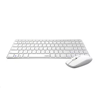 RAPOO set klávesnica a myš 9300M, bezdrôtová, Multi-Mode Slim Mouse, Ultra-Slim Keyboard, biela RAPOO set klávesnica a myš 9300M, bezdrôtová, Multi-Mode Slim Mouse, Ultra-Slim Keyboard, biela