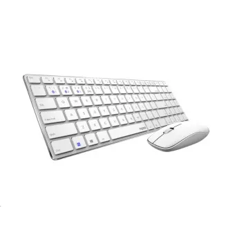 RAPOO set klávesnica a myš 9300M, bezdrôtová, Multi-Mode Slim Mouse, Ultra-Slim Keyboard, biela RAPOO set klávesnica a myš 9300M, bezdrôtová, Multi-Mode Slim Mouse, Ultra-Slim Keyboard, biela