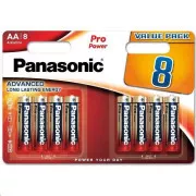 PANASONIC Alkalické batérie Pre Power LR6PPG/8BW AA 1, 5V (Blister 8ks)