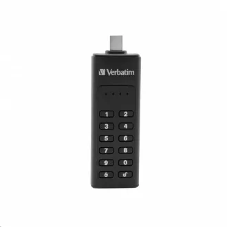 VERBATIM USB C 3.1 Drive 32 GB - Keypad Secure (R:160/W:130 MB/s) GDPR