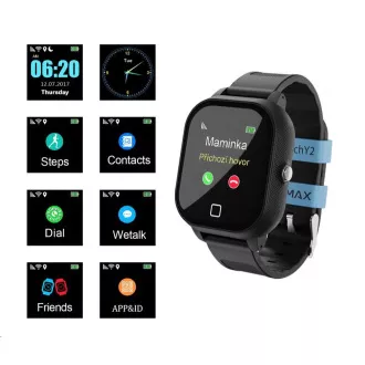 LAMAX WatchY2 Black - detské smart watch LAMAX WatchY2 Black - detské smart watch