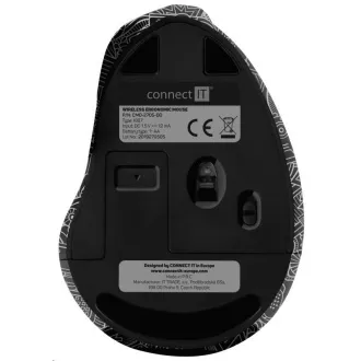 CONNECT IT FOR HEALTH DOODLE ergonomická vertikálna myš, (+ 1x AA batéria zadarmo), bezdrôtová
