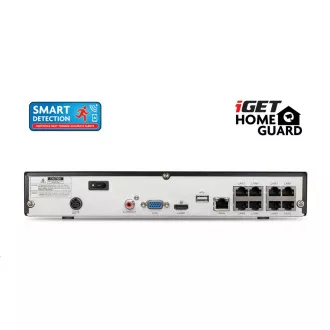 iGET HOMEGUARD HGNVK85304 Kamerový PoE systém so SMART detekciou pohybu, 8-kanálový FullHD NVR + 4x FullHD vonkajšia kamera iGET HOMEGUARD HGNVK85304 Kamerový PoE systém so SMART detekciou pohybu, 8-kanálový FullHD NVR + 4x FullHD vonkajšia kamera