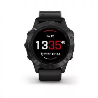 Garmin GPS športové hodinky fenix 6 PRO Glass, Black/Black Band (MAP/Music) Garmin GPS športové hodinky fenix 6 PRO Glass, Black/Black Band (MAP/Music)