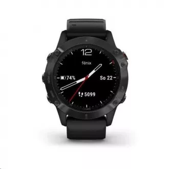 Garmin GPS športové hodinky fenix 6 PRO Glass, Black/Black Band (MAP/Music) Garmin GPS športové hodinky fenix 6 PRO Glass, Black/Black Band (MAP/Music)