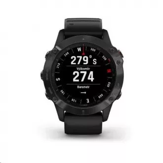 Garmin GPS športové hodinky fenix 6 PRO Glass, Black/Black Band (MAP/Music) Garmin GPS športové hodinky fenix 6 PRO Glass, Black/Black Band (MAP/Music)