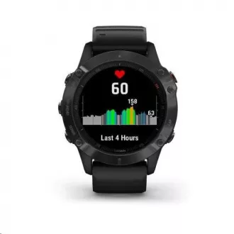 Garmin GPS športové hodinky fenix 6 PRO Glass, Black/Black Band (MAP/Music) Garmin GPS športové hodinky fenix 6 PRO Glass, Black/Black Band (MAP/Music)
