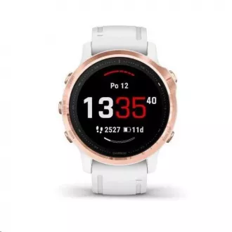 Garmin GPS športové hodinky fenix6S PRO Glass, RoseGold/White Band (MAP/Music) Garmin GPS športové hodinky fenix6S PRO Glass, RoseGold/White Band (MAP/Music)