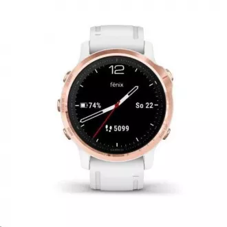 Garmin GPS športové hodinky fenix6S PRO Glass, RoseGold/White Band (MAP/Music) Garmin GPS športové hodinky fenix6S PRO Glass, RoseGold/White Band (MAP/Music)