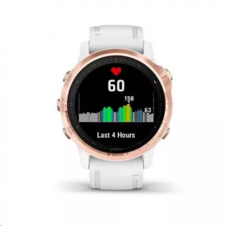 Garmin GPS športové hodinky fenix6S PRO Glass, RoseGold/White Band (MAP/Music) Garmin GPS športové hodinky fenix6S PRO Glass, RoseGold/White Band (MAP/Music)