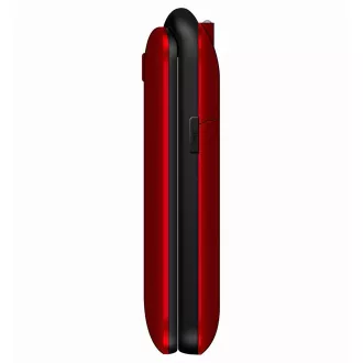 EVOLVEO EasyPhone FD, mobilný telefón pre seniorov s nabíjacím stojanom (červená farba)