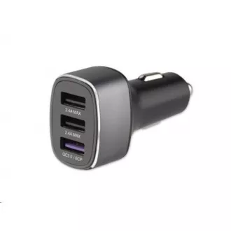 4smarts nabíjačka do auta VoltRoad 7P+ Fast Charge, 3x USB, 3, 6 A, čierna 4smarts nabíjačka do auta VoltRoad 7P+ Fast Charge, 3x USB, 3, 6 A, čierna