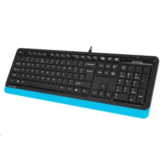 A4tech FK10 FSTYLER, klávesnica, CZ/US, USB, modrá farba