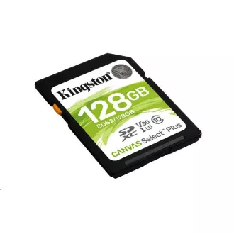 Kingston 128GB SecureDigital Canvas Select Plus (SDXC) 100R 85W Class 10 UHS-I