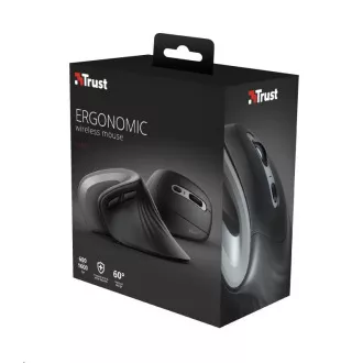 TRUST ergonomická vertikálna myš Verro Wireless Ergonomic Mouse, black TRUST ergonomická vertikálna myš Verro Wireless Ergonomic Mouse, black