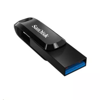 SanDisk Flash Disk 256GB Ultra Dual Drive Go, USB-C 3.2, Čierna